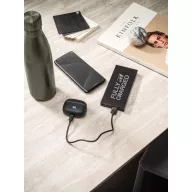   Powerbank 10000 mAh, USB-C, USB-A, 2410E23086, Everestus, 15 x 64 x 143 mm, Aluminiu, Negru