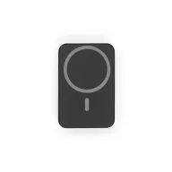   Powerbank 5000 mAh, 15 W, Wireless, USB-C, 2410E23074, Everestus, 97 x 64 x 14 mm, ABS, Negru