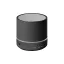 Boxa portabila, 400 mAh, 3 W, 2502E15809, Everestus, ⌀60 x 58 mm, ABS, Negru
