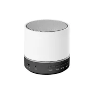   Boxa portabila, 400 mAh, 3 W, 2502E15807, Everestus, ⌀60 x 58 mm, ABS, Alb