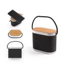 Boxa portabila, 1200 mAh, 5 W, Wireless, 2410E24509, Everestus, 120 x 100 x 60 mm, rPET, Gri inchis