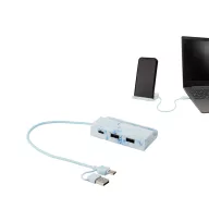   Hub usb 2 porturi, Everestus, 2601E13365, 85x48x17 mm, ABS, Termoplastic, Multicolor