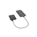 Powerbank, 5000 mAh, Everestus, 2601E13538, 91x63x15 mm, ABS, Negru