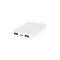 Powerbank, 5000 mAh, Everestus, 2601E13537, 91x63x15 mm, ABS, Alb