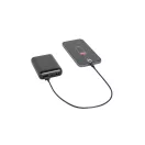 Baterie externa 10000 mAh, USB-C, USB-A, Micro USB, 2502E14943, Everestus, 92 x 64 x 26 mm, ABS, Negru