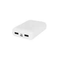   Baterie externa 10000 mAh, USB-C, USB-A, Micro USB, 2502E14942, Everestus, 92 x 64 x 26 mm, ABS, Alb