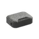 Speaker with microphone, ABS and polyester fabric, Heather grey