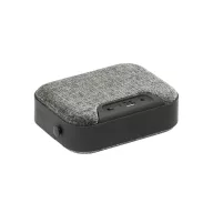   Speaker with microphone, ABS and polyester fabric, Heather grey