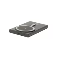   Powerbank, 5000 mAh, 15 W, Everestus, 2601E13809, 102x66x10 mm, Aluminiu, Poliester, Negru