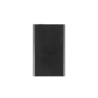   Powerbank, 5000 mAh, 15 W, Everestus, 2601E13809, 102x66x10 mm, Aluminiu, Poliester, Negru