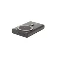   Powerbank, 10000 mAh, 15 W, Everestus, 2601E13808, 106x67x19 mm, Aluminiu, Poliester, Negru