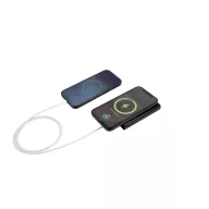  Powerbank, 10000 mAh, 15 W, Everestus, 2601E13808, 106x67x19 mm, Aluminiu, Poliester, Negru