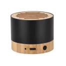 Boxa portabila, 300 mAh, 3 W, Everestus, 2601E13447, Ø70x52 mm, Aluminiu, Negru