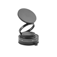   Suport magnetic pentru telefon, Everestus, 2601E13522, Ø60x30 mm, Policarbonat, ABS, Negru