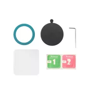   Suport magnetic pentru telefon, Everestus, 2601E13522, Ø60x30 mm, Policarbonat, ABS, Negru