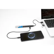   Hub usb 4 porturi, Everestus, 2610E17692, 30x145x20 mm, Plastic, Negru