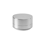 Speaker with microphone, Aluminium, Satin silver