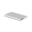 Portable battery, Aluminium, Satin silver