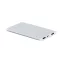 Portable battery, Aluminium, Satin silver