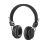 Foldable headphones, ABS, Black