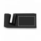 Suport telefon de birou ajustabil, Everestus, STT180, abs, plastic, alb