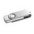 USB flash drive, Satin silver