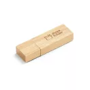 Memorie usb, Everestus, 42FEB232816, 16 GB, 60x19x10 mm, Bambus, Natur Deschis