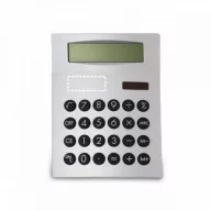  Calculator de birou cu 8 cifre, Everestus, 20IAN1186, Argintiu, Plastic