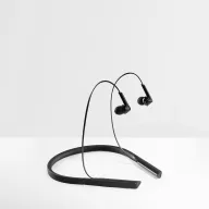 HEARKEEN. Earphones, ABS and silicone, Black