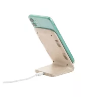   Suport de telefon pentru birou, 21MAR2138, Everestus, 70x112x87 mm, Paie, Natur
