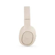   Casti wireless pliabile, Fibra de paie de grau, Natur, 21MAR3430, Everestus, 185x185x74 mm, ABS