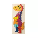 Puzzle dinozaur, Everestus, 22FEB0814, 128x298 mm, Lemn, Natur