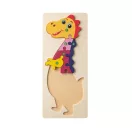 Puzzle dinozaur, Everestus, 22FEB0814, 128x298 mm, Lemn, Natur