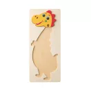 Puzzle dinozaur, Everestus, 22FEB0814, 128x298 mm, Lemn, Natur