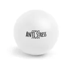 Jucarie antistres Mingiuta unicolora, diametru 50 mm, Everestus, ASJ087, poliuretan, alb