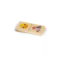   Joc Domino cu figuri de animale, 147x50x30 mm, Everestus, SGS05, lemn, natur