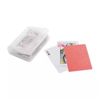 Pack of 54 cards, Laminated paper, Red