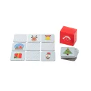 Joc de memorie cu figuri de Craciun, 2410E24312, Everestus, 56 x 54 x 35 mm, Carton, Rosu