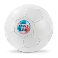 Minge fotbal marime 5, Everestus, 42FEB230854, PVC, Alb