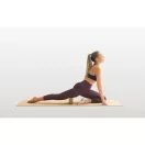 Covoras yoga, Everestus, 42FEB230495, 1830x610x3.7 mm, Pluta, TPE, Natur