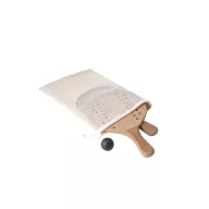   Set tenis de plaja, 2401E15304, Everestus, 331x190x5 mm, MDF, Natur inchis