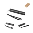 Lanterna reincarcabila, Everestus, 2601E13388, Ø21x92 mm, Aluminiu, Negru