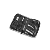   Set scule multifunctionale, 24 piese, Everestus, 2610E17441, 276x150x38 mm, Otel, Negru