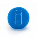 Minge de plaja gonflabila, translucida, Everestus, EGB037, pvc, portocaliu