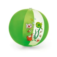  Minge de plaja gonflabila, transparenta, Everestus, EGB041, pvc, verde