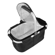   Cos picnic flexibil cu fermoar dublu, fara accesorii, Everestus, 20FEB0928, Poliester 600D, Negru