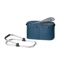 Cos picnic flexibil cu fermoar dublu, fara accesorii, Everestus, 20FEB0929, Poliester 600D, Albastru