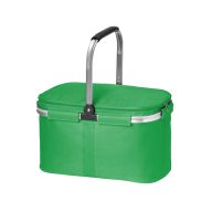   Cos picnic flexibil cu fermoar dublu, fara accesorii, Everestus, 20FEB0931, Poliester 600D, Verde