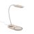 Lampa de birou cu incarcator wireless rapid 10W, 21MAR2466, Everestus, Paie, Natur