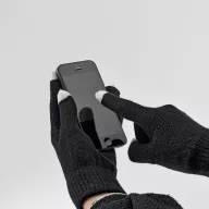 Gloves, Synthetic mesh, Black